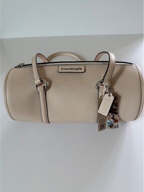 Coach Coachtopia Barrel Shoulder Bag Chalk NWT